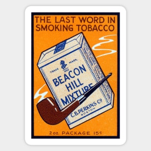 1910 Beacon Hill Pipe Tobacco Sticker